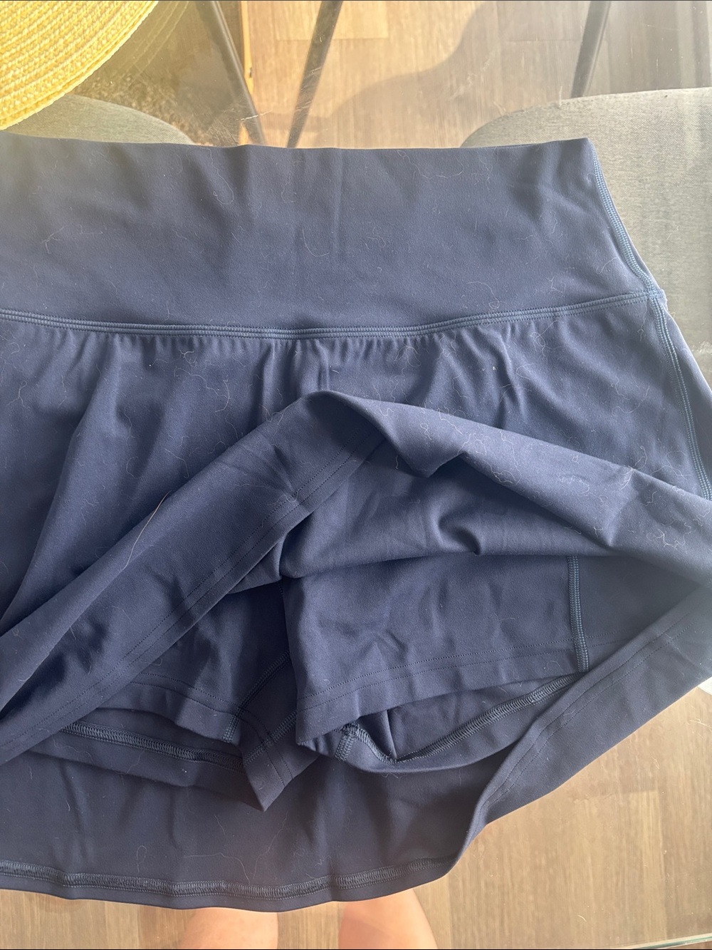 lululemon athletica Navy Built-In Short Skort
